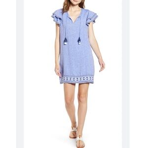 Vineyard vines fish embroidered cotton dress- Size medium